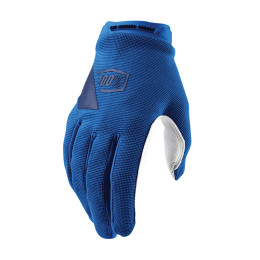 Luvas de Motocross 100% Ridecamp para mulher - azul